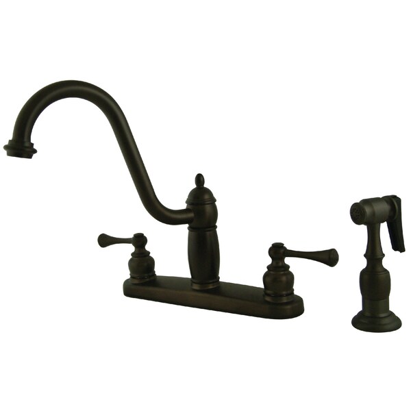 Heritage Centerset Kitchen Faucet, Oil Rubbed Bronze